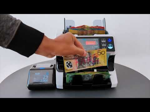 Money Counter AL-920A Cash Counting Machine Demo for Australian Bills
