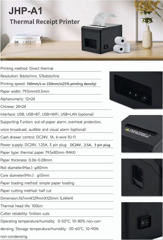 Thermal Printer with Specifications