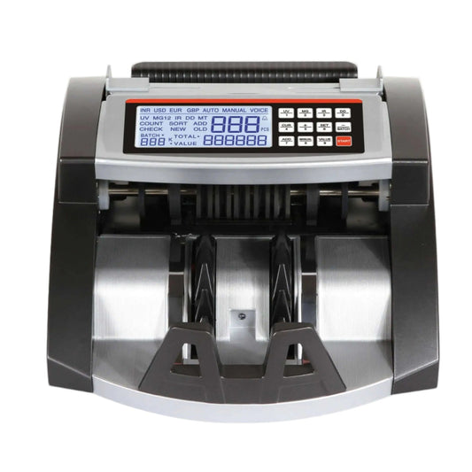 RUNTOP AU-100 Money Counter Front View – High-Speed Cash Counting Machine for AUD