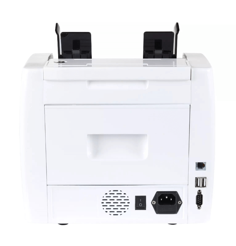 RUNTOP AU-800 Money Counter Back View – High-Speed Cash Counting Machine for AUD