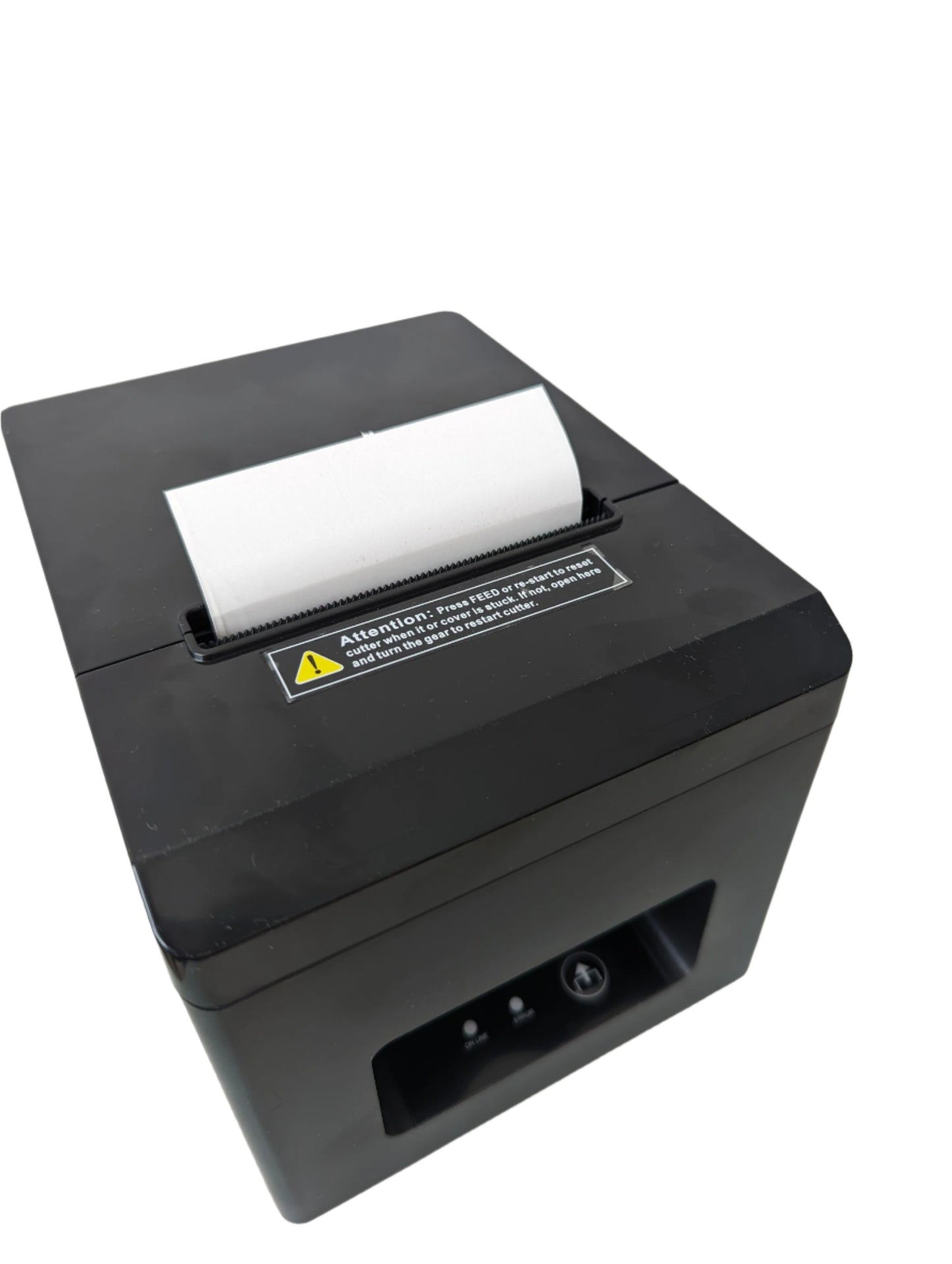 High-speed thermal receipt printer for POS systems, printing a transaction receipt 